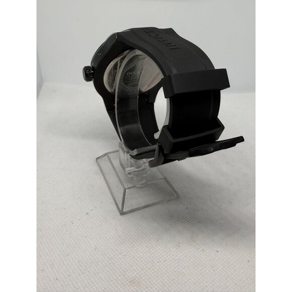 Invicta Pro Diver Mens Analog Watch 18026 50mm Stainless Steel Black Dial & Rubb - Picture 6 of 13